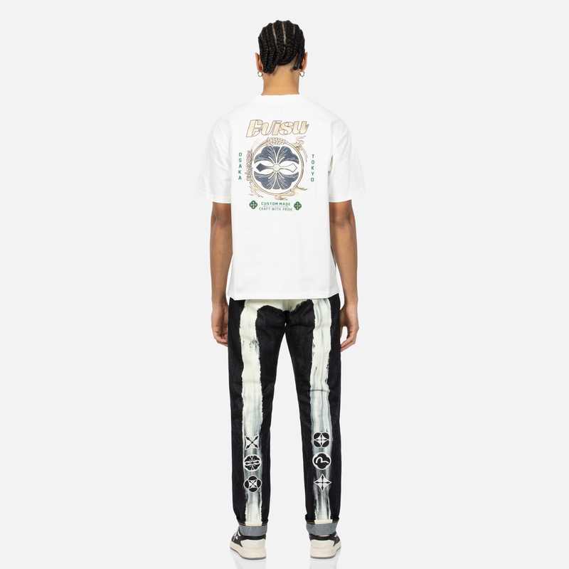 Details for EVISU Jeans dengan Bordir Seagull & Kamon serta Cetakan Big M. 2ESHTM4JE103317DN