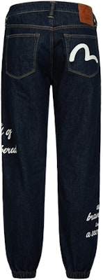 EVISU海鷗標語印花藍色丹寧休閒運動褲。 2ESHTM3JO169XXCX Lookbook EVISU海鷗標語印花藍色丹寧休閒運動褲。 2ESHTM3JO169XXCX