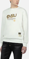 Shop EVISU Long-Sleeve Sweatshirt with Logo and Letter Print. 2EAHTM2SW335RXCT