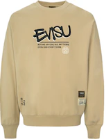 Details for EVISU Long-Sleeve Sweatshirt with Logo and Letter Print. 2EAHTM2SW335RXCT