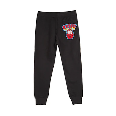 EVISU Loose Fit Seagull Embroidered Sweatpants Casual Pants. 2ESHTM0SP322XX
