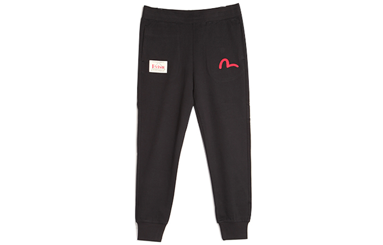 Lookbook EVISU 寬鬆版鷹嘴刺繡休閒運動褲 男友風長褲 2ESHTM0SP322XX