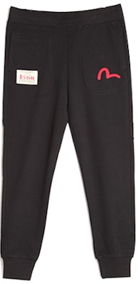 EVISU 寬鬆版鷹嘴刺繡休閒運動褲 男友風長褲 2ESHTM0SP322XX Lookbook EVISU 寬鬆版鷹嘴刺繡休閒運動褲 男友風長褲 2ESHTM0SP322XX