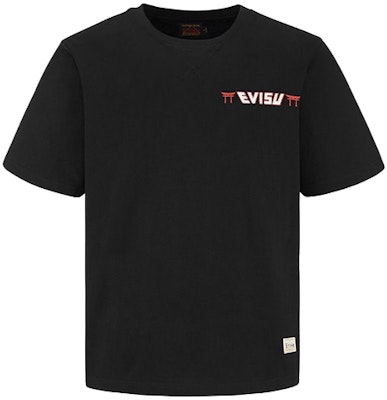 EVISU Camiseta Casual Ajustada con Gráfico de Gato de la Suerte. 2ESHTM1TS539XX Lookbook EVISU Camiseta Casual Ajustada con Gráfico de Gato de la Suerte. 2ESHTM1TS539XX