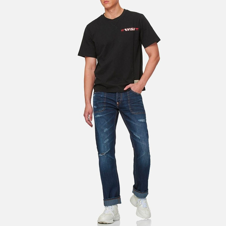 Purchase EVISU Camiseta Casual Ajustada con Gráfico de Gato de la Suerte. 2ESHTM1TS539XX