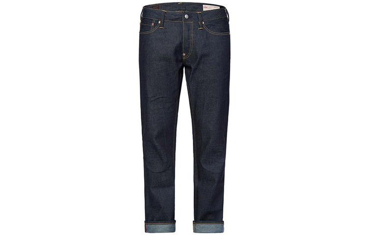 Lookbook EVISU M Jacquard Patch Celana Jeans Denim Biru 2EAHTM0JE91708