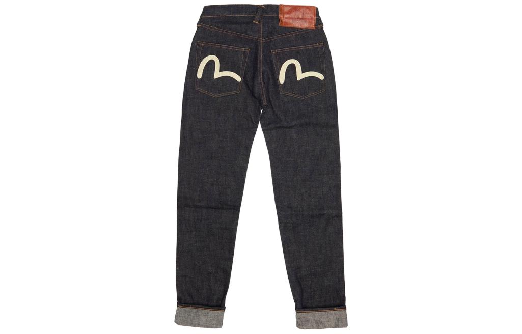 EVISU  Mid-Rise Slim Fit Washed Denim Jeans in Blue 2EAJXM2JE110SLCT 圖 2