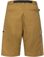 Lookbook EVISU 中腰直筒短褲 薑黃色休閒款式。 2ESHTM3SH204RXCT