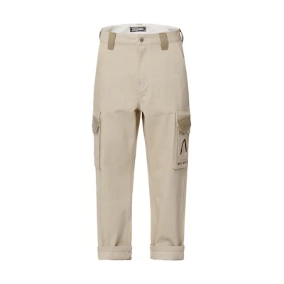 EVISU Multi-Pocket Logo Embroidered Pink and White Jeans 2EAGNM2JE211STCT