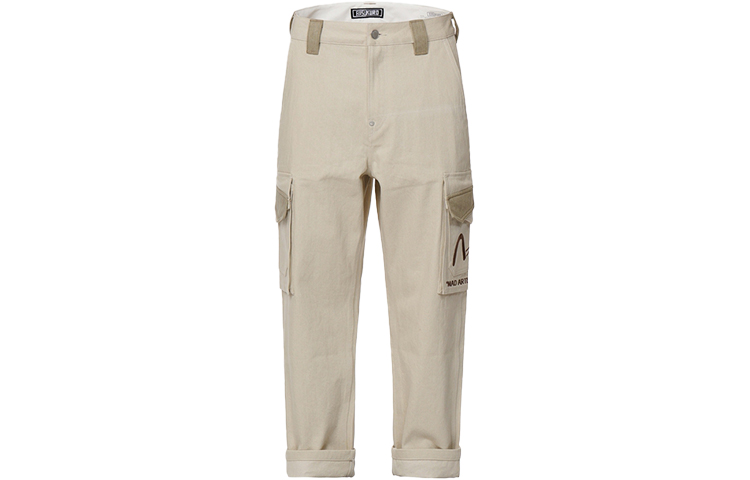 EVISU  Multi-Pocket Logo Embroidered Pink and White Jeans 2EAGNM2JE211STCT 圖 2