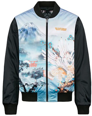 EVISU Jaket Pilot Bordir Fuji & Elang Multicolor. 2EAHTM0JK711XX Order EVISU Jaket Pilot Bordir Fuji & Elang Multicolor. 2EAHTM0JK711XX