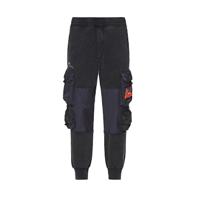 EVISU Patchwork Cargo Pocket Casual Pants. 2EAGNM1SP408XXCT
