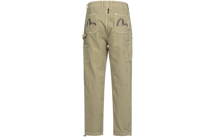 Lookbook EVISU 胡椒色鷹標壓紋休閒長褲 2ESHTM3PT193LFCT