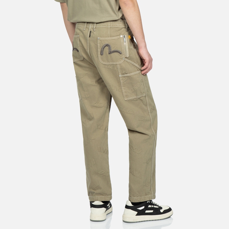 Purchase EVISU 胡椒色鷹標壓紋休閒長褲 2ESHTM3PT193LFCT