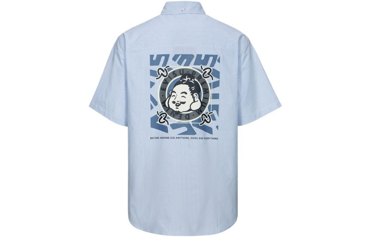 EVISU  Playful Buddha Print Short Sleeve Shirt 2ESHTM4SS1021RXCT