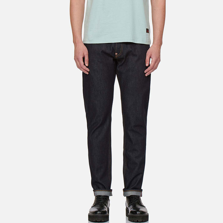 EVISU  Poseidon Embroidered Floral Jeans Denim Blue. 2EAHTM1JE10117CT 圖 4