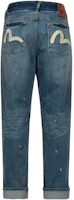 EVISU Regular Fit Jeans with Rivet Details and Seagull Appliqué. 2ESHTM4JE11403DCT EVISU Regular Fit Jeans with Rivet Details and Seagull Appliqué. 2ESHTM4JE11403DCT