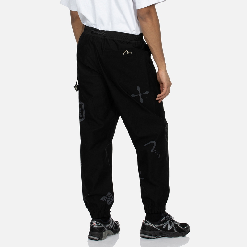 Purchase EVISU ロゴ総柄 リラックスフィット ジョガーパンツ 2ESGNM4PO5116RXCT