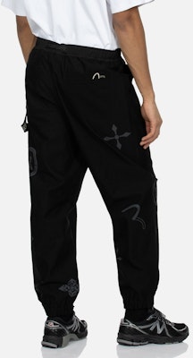 EVISU ロゴ総柄 リラックスフィット ジョガーパンツ 2ESGNM4PO5116RXCT Purchase EVISU ロゴ総柄 リラックスフィット ジョガーパンツ 2ESGNM4PO5116RXCT