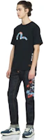 Cheap EVISU 武士海鷗印花休閒牛仔褲 2ESHTM3JE15610CS