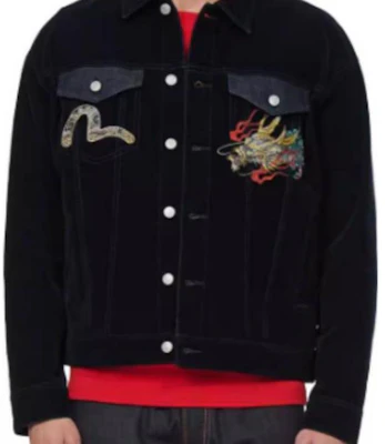 Chaqueta Vaquera Azul EVISU Big M Dragón Bordado Gaviota 2EAHTM1DJ702LFCT Shop Chaqueta Vaquera Azul EVISU Big M Dragón Bordado Gaviota 2EAHTM1DJ702LFCT