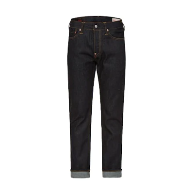 EVISU Seagull Floral Logo Jeans Denim Blue 2EAADM1JE26110CT