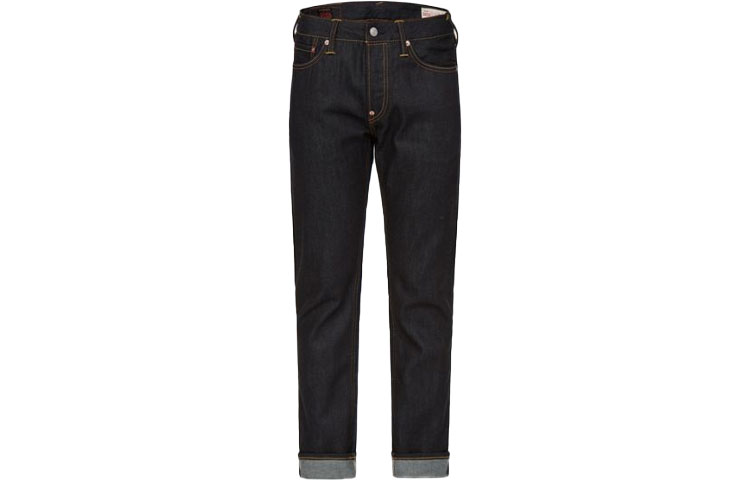 Order EVISU Seagull Logo Bunga Jeans Denim Biru 2EAADM1JE26110CT