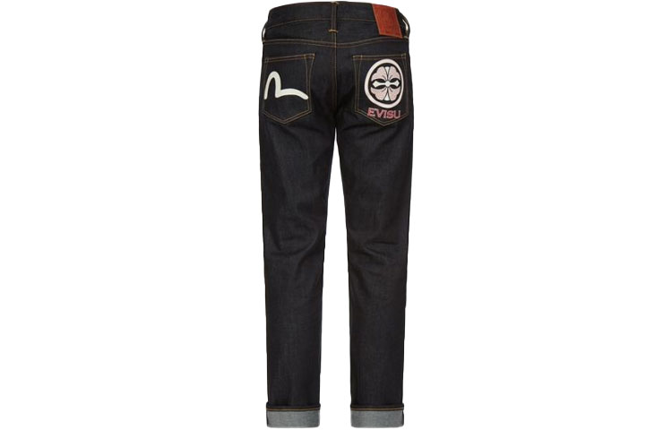 Lookbook EVISU Seagull Logo Bunga Jeans Denim Biru 2EAADM1JE26110CT
