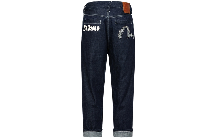 Order EVISU Pantalones Vaqueros Azules con Logo Gaviota Gráfico 2ESHTM4JE1035BLDN