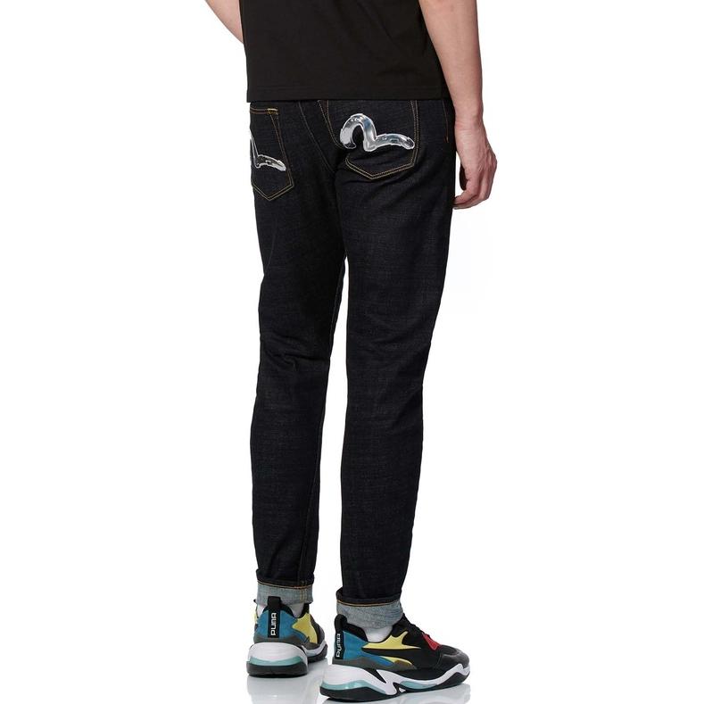 Details for EVISU Jeans Denim Patch Seagull Warna Biru. 1EAHTM9JE1273D