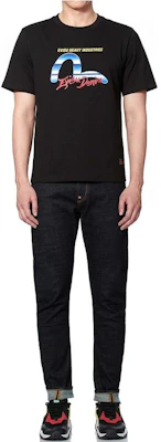 EVISU Jeans Denim Patch Seagull Warna Biru. 1EAHTM9JE1273D Sizing EVISU Jeans Denim Patch Seagull Warna Biru. 1EAHTM9JE1273D