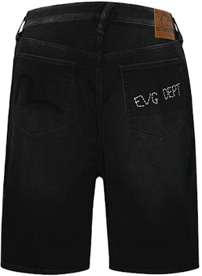 EVISU カモメパッチ刺繡デニムショーツ 仏プリント入り. 2ESHTM4DS8037RXDP Lookbook EVISU カモメパッチ刺繡デニムショーツ 仏プリント入り. 2ESHTM4DS8037RXDP