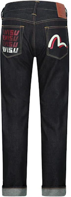 EVISU カモメプリント スリムストレートジーンズ デニムブルー 2EAEPM3JE1174XXCT Lookbook EVISU カモメプリント スリムストレートジーンズ デニムブルー 2EAEPM3JE1174XXCT