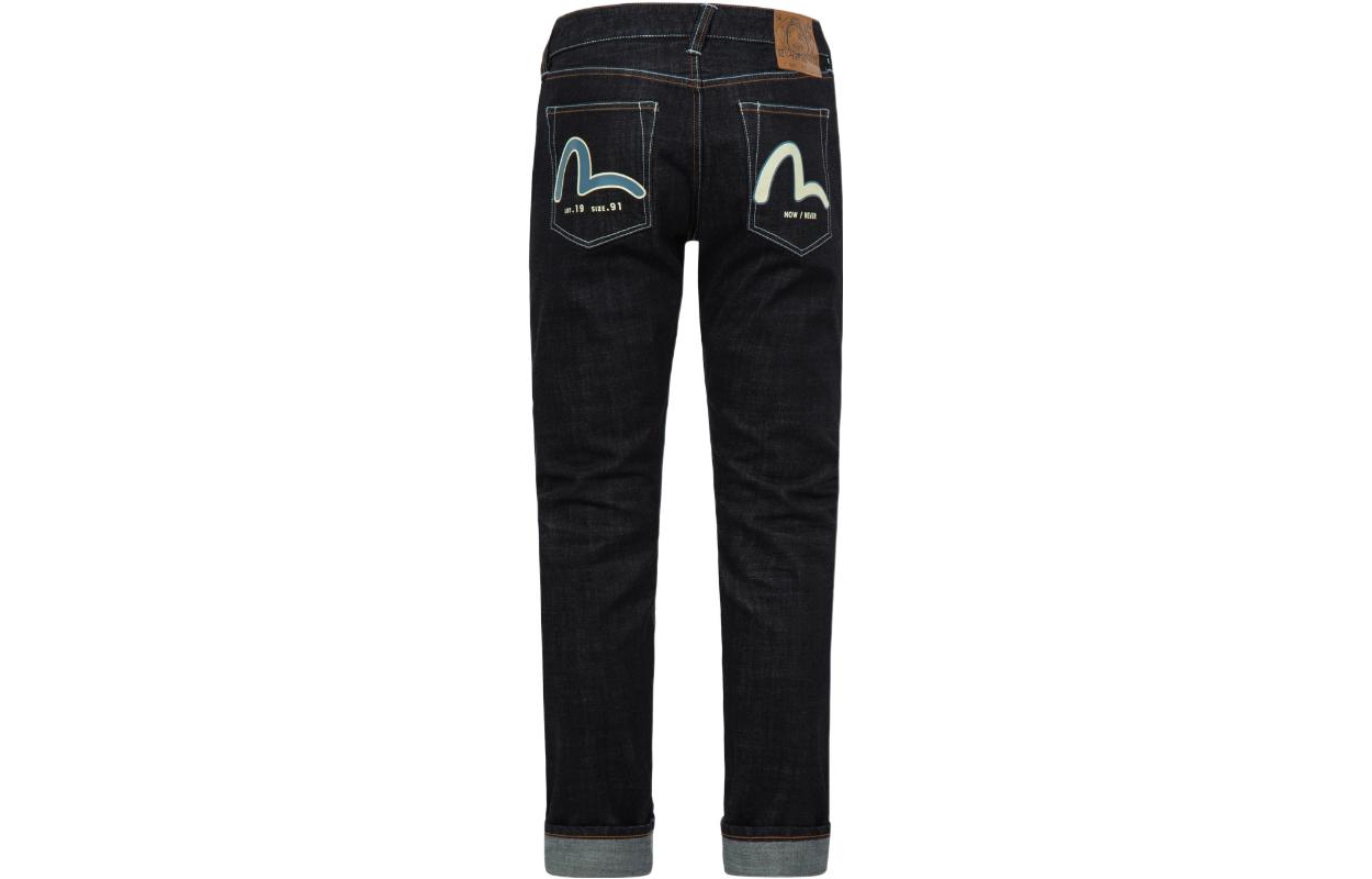 EVISU  Seagull Slim Fit Denim Jeans in Blue 2EAHTM2JE11517CT 圖 3
