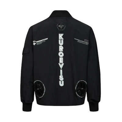 EVISU Seamless Wide-Cut Casual Bomber Jacket 2ESGNM4JK5004RXSN
