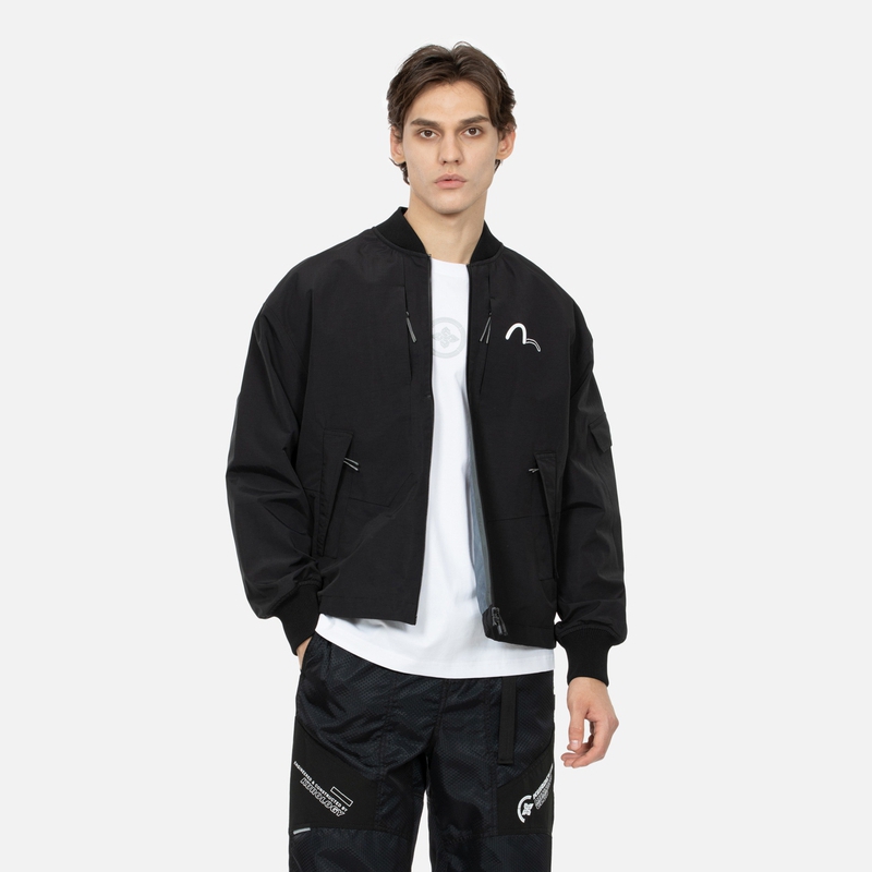 Purchase EVISU 시즐리스 와이드컷 캐주얼 봄버 자켓 2ESGNM4JK5004RXSN