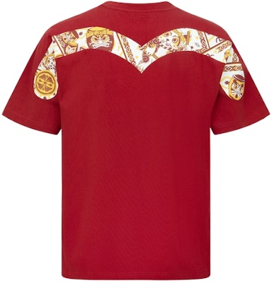 EVISU 太鼓達摩與招財貓圖案印花短袖T恤 2ESHTM3TS532XXCT Order EVISU 太鼓達摩與招財貓圖案印花短袖T恤 2ESHTM3TS532XXCT