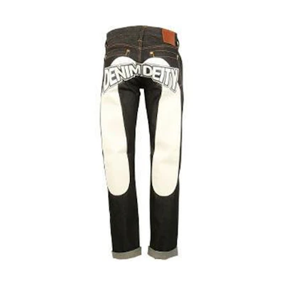 EVISU Slim Fit Big M Logo Jeans - Dark Blue Denim 1ESHTM8JE10200