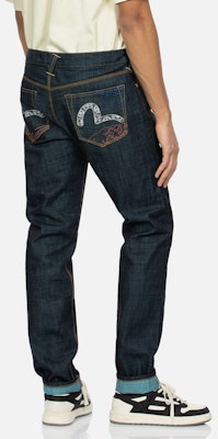 EVISU Jeans Slim Fit con Diseño de Bolsillo con Patrón de Hormiga. 2ESHTM4JE703017DN Shop EVISU Jeans Slim Fit con Diseño de Bolsillo con Patrón de Hormiga. 2ESHTM4JE703017DN