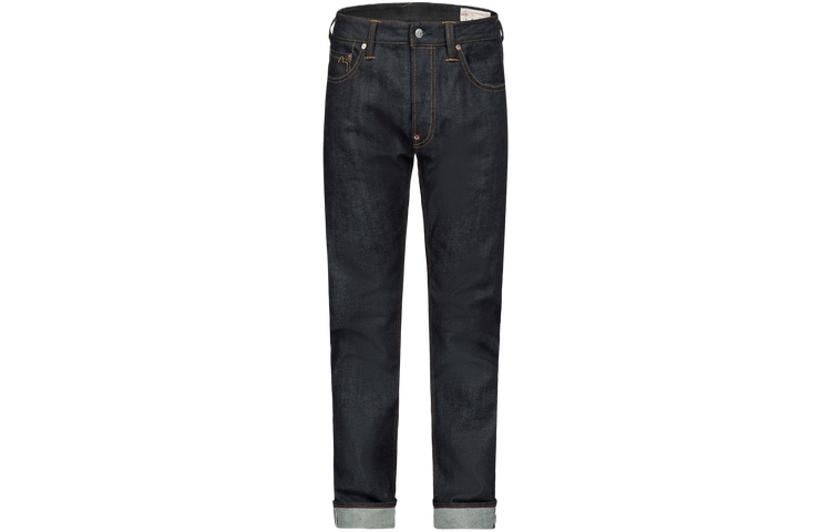 Lookbook EVISU 藍色丹寧刺繡鷹圖大M修身牛仔褲 2ESHTM3JE92117CS