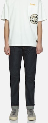 EVISU 藍色丹寧刺繡鷹圖大M修身牛仔褲 2ESHTM3JE92117CS Details for EVISU 藍色丹寧刺繡鷹圖大M修身牛仔褲 2ESHTM3JE92117CS