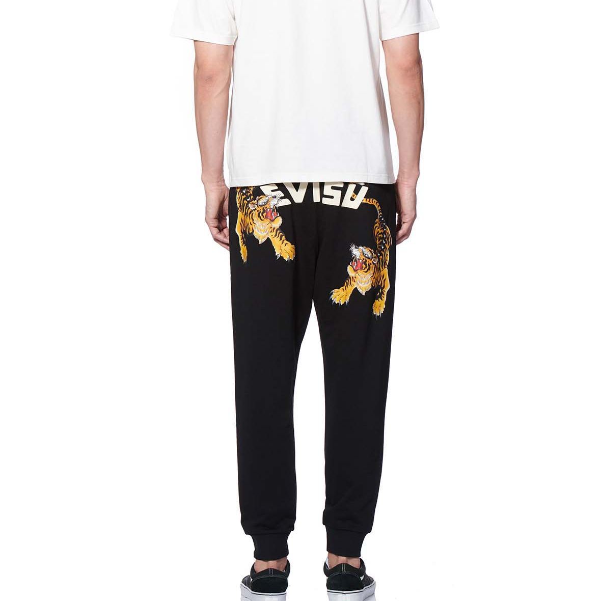 Purchase EVISU修身牛仔裤带拼接大M刺绣蓝色丹宁 2ESHTM1JE91517