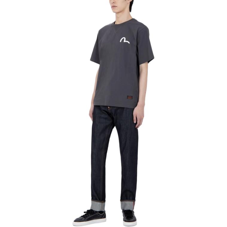 Purchase EVISU修身生牛仔褲紫色海鷗設計-牛仔藍。 0ELBSM0JE22417CT