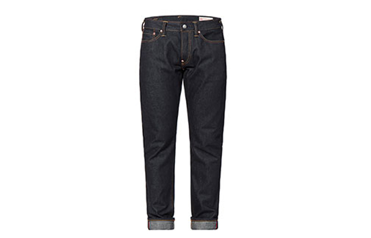 EVISU  Slim Fit Yin Yang Seagull Embroidered Jeans Denim Blue 1EAADM9JE14517