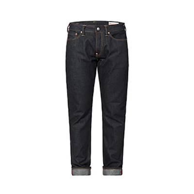 EVISU Slim Fit Yin Yang Seagull Embroidered Jeans Denim Blue 1EAADM9JE14517
