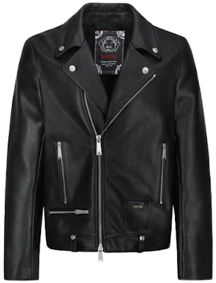 EVISU 海神标志纯色皮夹克. 2EAHTM1LJ001SLLT Buy EVISU 海神标志纯色皮夹克. 2EAHTM1LJ001SLLT