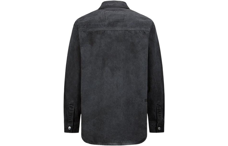 EVISU  Solid Embroidered Patch Denim Jacket - Dark Grey 2ESGNM2SJ759XXDN 圖 3