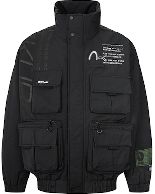 EVISU 多口袋層次感飛行夾克 2EAGNM2JK733OSPQ Order EVISU 多口袋層次感飛行夾克 2EAGNM2JK733OSPQ