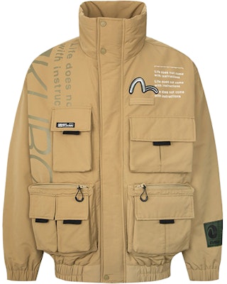 EVISU 多口袋層次感飛行夾克 2EAGNM2JK733OSPQ Sizing EVISU 多口袋層次感飛行夾克 2EAGNM2JK733OSPQ