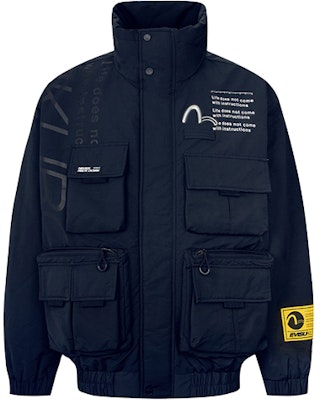 EVISU 多口袋層次感飛行夾克 2EAGNM2JK733OSPQ 2